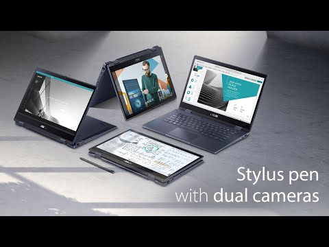 Stylus pen with dual cameras | ASUS ExpertBook B3 Flip (B3402)