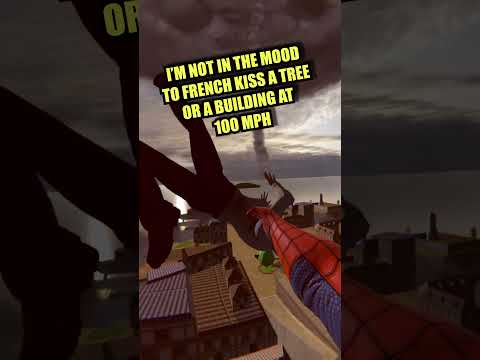 Spider-Man VR SAVES HIS GF #vr #virtualreality #spiderman #gaming #benbu