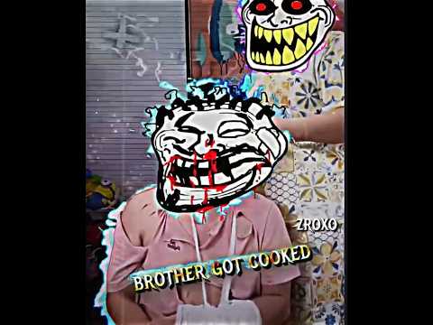 Bro Got Cooked🌚 #trollface #trollfaceedit #sigma #aura