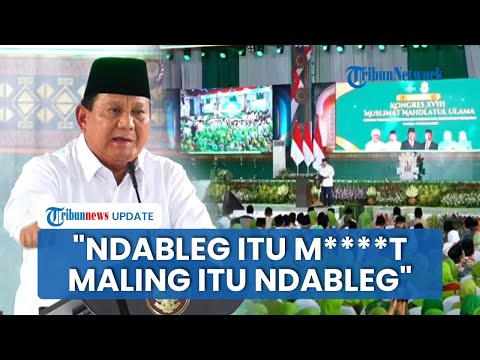 Amarah Presiden Prabowo Memuncak saat Sebut Koruptor Maling Ndableg: Nggak Sadar-sadar!