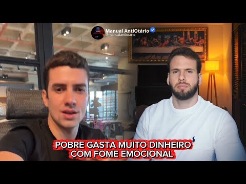 Pobre gasta muito dinheiro com fome emocional 