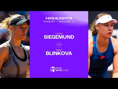 Laura Siegemund vs. Anna Blinkova  | 2024 Rabat Round 1 | WTA Match Highlights