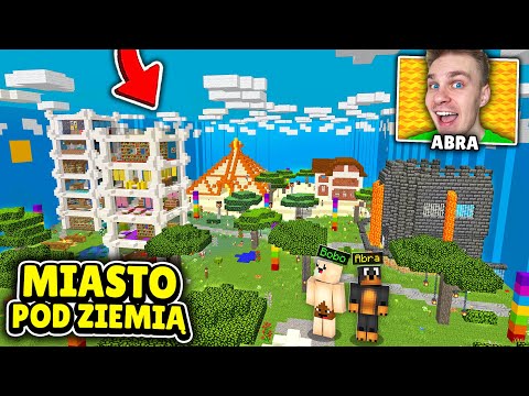 NAJWIĘKSZE *PODZIEMNE* MIASTO POD MILIONOWICAMI… 🤫 którego NIKT NIE PAMIĘTA w Minecraft! 😱