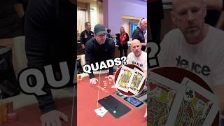 If you’re gonna lose with aces… lose to QUADS 😖 #poker