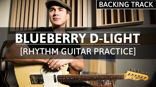 12:8 Blues Jam in D Backing Track - RHYTHM PRACTICE - Blueberry D-light - Guitaraoke - Jam Track