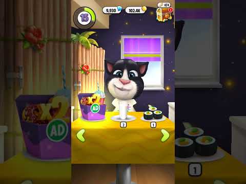 Tom's playing 😚#mytalkingtom #shortsfeed #games