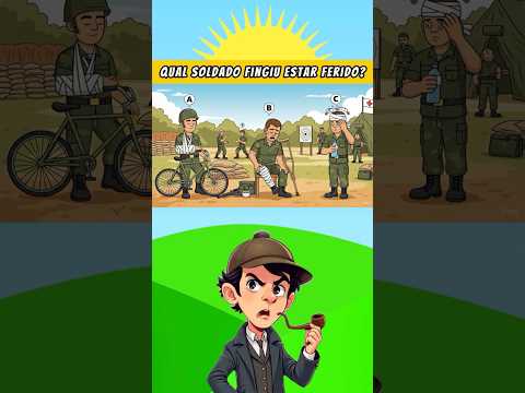 Qual soldado fingiu estar ferido? #quiz #quiztime #adivinhe #animação #charada #enigma