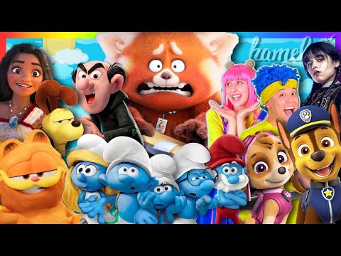 Coffin Dance MEGAMIX 203 - Paw Patrol & Moana & Wednesday & D Billions & Smurfs & Garfields & Red