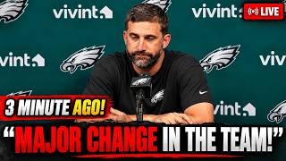 🚨 BREAKING! NICK SIRIANNI MAKES A SHOCKING DECISION AFTER EAGLES’ THRILLING 24-20 WEEK TWO WIN!