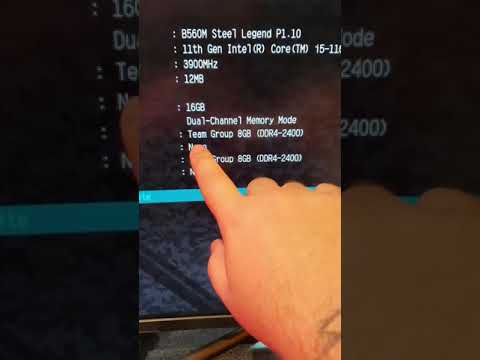 Como Ativar a Frequência da sua Memória RAM T-Force ( XMP na BIOS ) Tutorial #Shorts