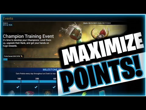 MAXIMIZE Champ  Training EFFICIENCY! | RAID Shadow Legends