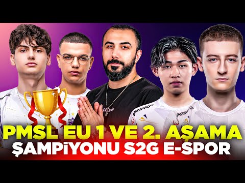 PMSL EU 2025 LİG VE YÜKSELME AŞAMASI ŞAMPİYONU S2G E-SPOR!!!🏆| PUBG MOBILE