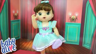 BABY ALIVE SOPHIA SE ARRUMANDO PARA AULA DE BALÉ