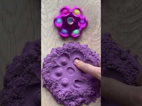 Kineticsand Popit Fidget! #satisfying #kineticsand #popit #machine #shorts
