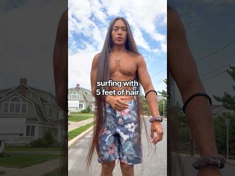5 feet of hair in the ocean