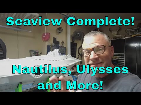 Seaview FINALLY Done! Giant Nautilus, Ulysses Start, Dissecting a pool cleaner, 'Sub' Ed and More!