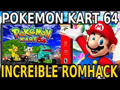 NUEVO! Pokémon Kart 64 v1.1 - Hack of Mario Kart 64 [Nintendo 64]
