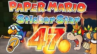 PAPER MARIO STICKER STAR 📄 #47: World 6-3 Bowsers Flugfestung - Kamek & Bowser Fight (High Tone)