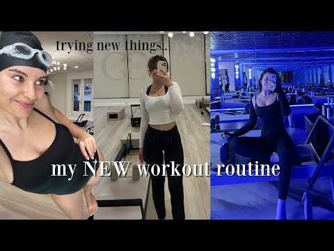 A WEEK OF WORKOUTS - my NEW routine & goals | wedding prep series ep. 2