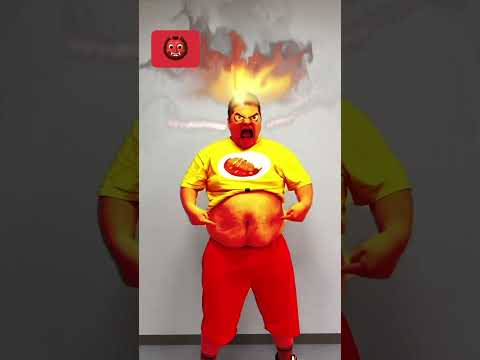 【TikTok100万再生】120Kgデブの可愛いリアクション