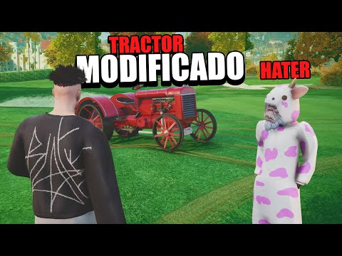 UN HATER ME HACE ANTIROL POR GANARLE UNA CARRERA CON UN TRACTOR MODIFICADO en GTA RP