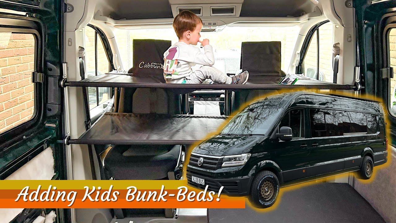 Adding Bunk-Beds to Our VW Crafter Camper Van Conversion! Easy Fix!