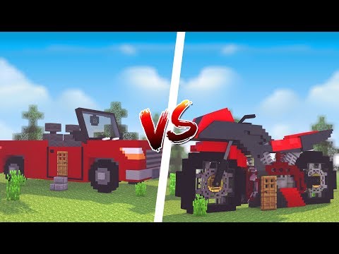 Minecraft: CASA DE CARRO VS. CASA DE MOTO  ‹ JUAUM ›