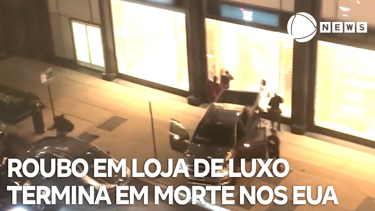 Roubo em loja de luxo termina em acidente e morte nos EUA