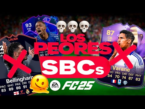 LOS PEORES SBC'S DE FC25 con Jaime y Pablo