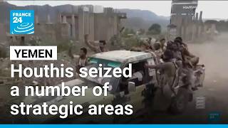 YouTube video thumbnail: Yemen Conflict Escalates as Houthis Say Seized New Strategic Area