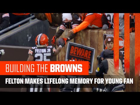Demetric Felton makes lifelong memory for young fan | Building the Browns video clip