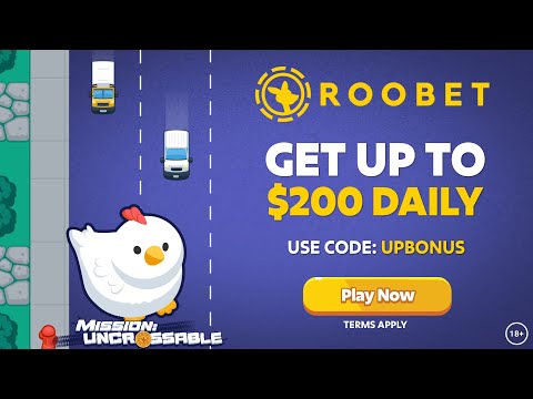 Roobet Promo Code 'UPBONUS' - $200 Everyday Bonus