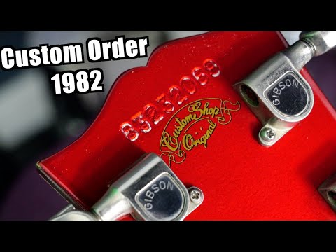 I Found a CRAZY 80s Custom Order! | 1982 Gibson Les Paul Custom 3 Pickup "Super Artist" Candy Apple