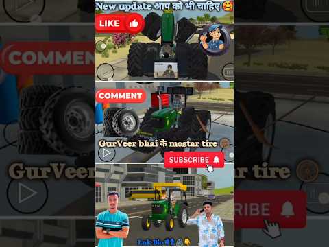 gruveer bhai के mostar tire 🛞 कैसे लगें👍Indianvehiclesimulator3Dgame #viral #gaming #trendingshorts
