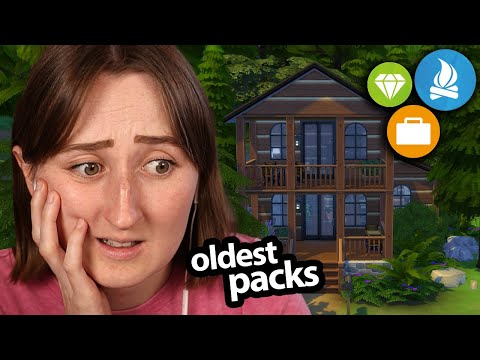 i tried building in the sims with only the OLDEST packs