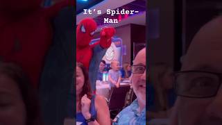 Spider-Man Surprise on the Disney Wish #shorts #marvel #spiderman
