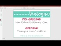 Understanding and Punctuating Dialogue