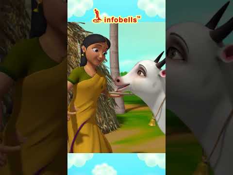 ఆవు వచ్చింది, ఆవు వచ్చింది - Cow Song | Telugu Rhymes & Kids Rhymes | Infobells #telugurhymes #cow