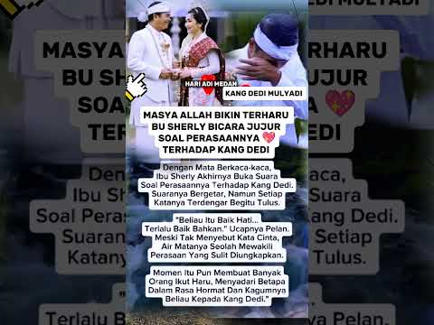 MASYA ALLAH BIKIN NITIZEN TERHARU LEE LIHAT PAK DEDY MULYADI 😘💖💖💖 #kangdedymulyadi #news #kdmsociety