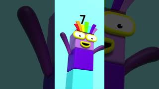 Todo sobre Numberblock 7 | Aprende a contar para niños | Numberblocks #shorts