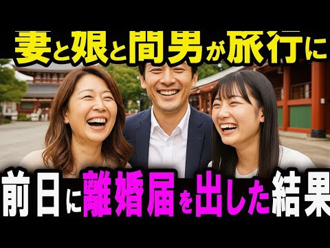 妻と娘と間男が不倫旅行へ…俺｢お前らの帰る家はないからな｣妻｢は？なに拗ねてんの？うざw｣制裁開始した結果【スカッと】