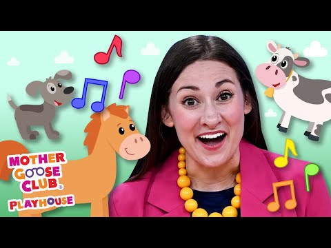 Learn With Friends: Animals + More | Mother Goose Club Playhouse Songs & Nursery Rhymes