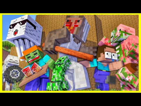 [ Lớp Học Quái Vật ] THOÁT KHỎI NHÀ BÀ NGOẠI GRANNY | Minecraft Animation