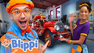 Blippi and Meekah Explore a Real Fire Truck! 🚒🔥 | Fun Learning Videos for Kids