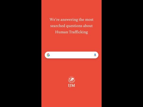 Human Trafficking Awareness Month: Question #1