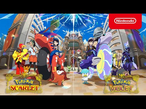 Pokémon Scarlet & Pokémon Violet – Trailer de Lançamento – Nintendo Switch