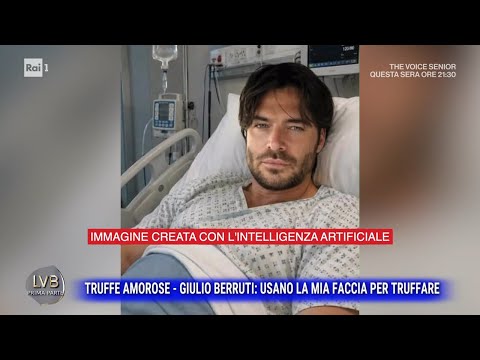 Giulio Berruti denuncia: "Usano la mia faccia e la mia voce con l'AI" - La volta buona 23/10/2026