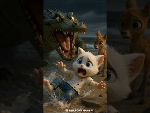 Laddoo vs Crocodile 🐊 | Munna's Epic Rescue 💥 | Emotional Animal Story