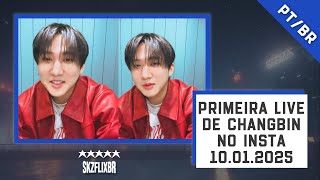 (LEGENDADO) 10.01.2025 Changbin - Primeira LIVE no Instagram