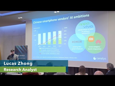 Chinese smartphone vendors' AI ambitions | Canalys Breakfast Briefing
at MWC 2024